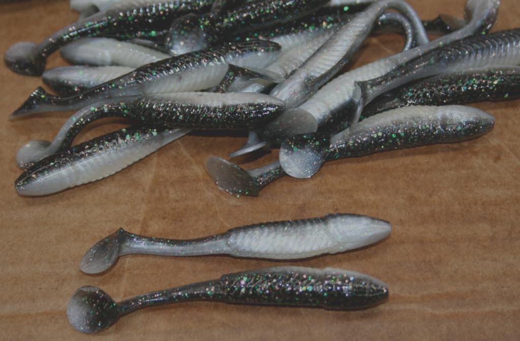 5" Swim Minnow Eufaula Special Paddle Tail Swimbait Trailer for A Rig 50 pk bag - Image 4
