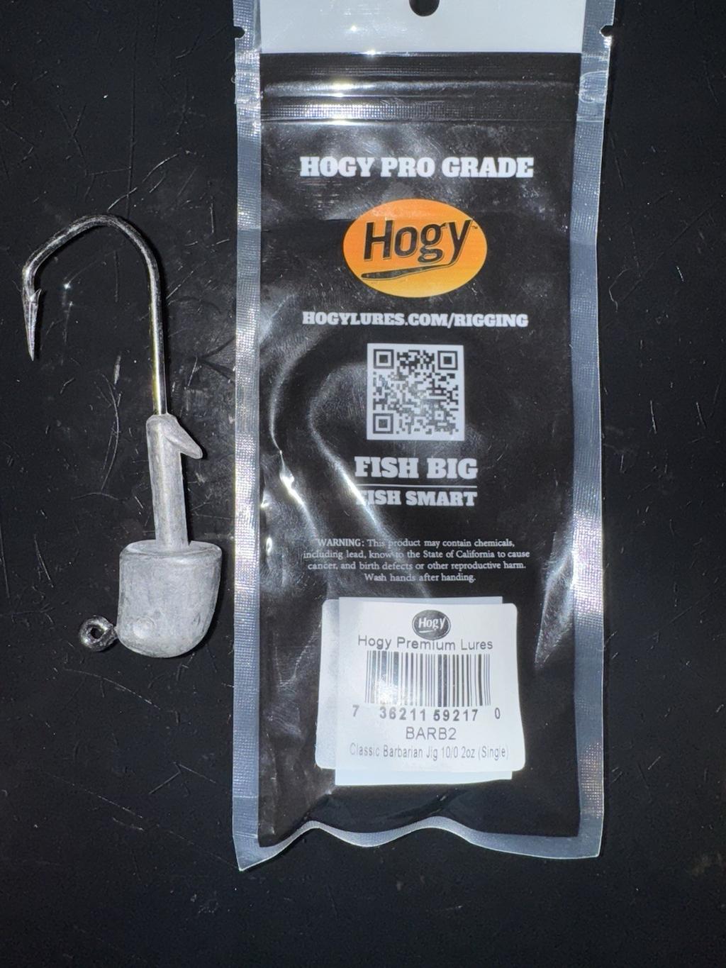 Hogy Classic Barbarian Jighead Swimbait 10/0 Hook 2 oz - 2 Pack - Image 3