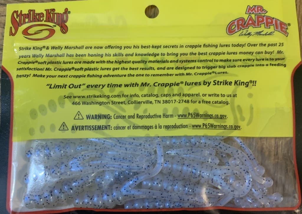 Mr. Crappie Strike King MRCJ2-41  2” Joker Glimmer Blue-1pk of 15pc-NEW-SHIP 24H - Image 4