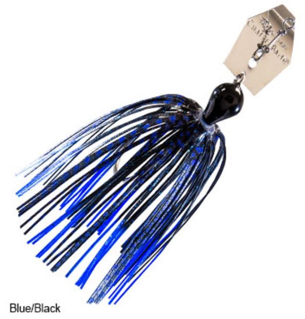 Zman Chatterbait 3/8 oz Sinking Lure Blue Black (0409) - Image 5
