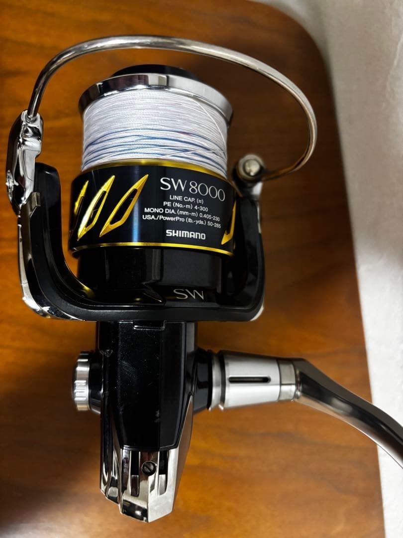 Shimano Stella SW8000HG Saltwater Spinning Reel, Excellent Condition - Image 11