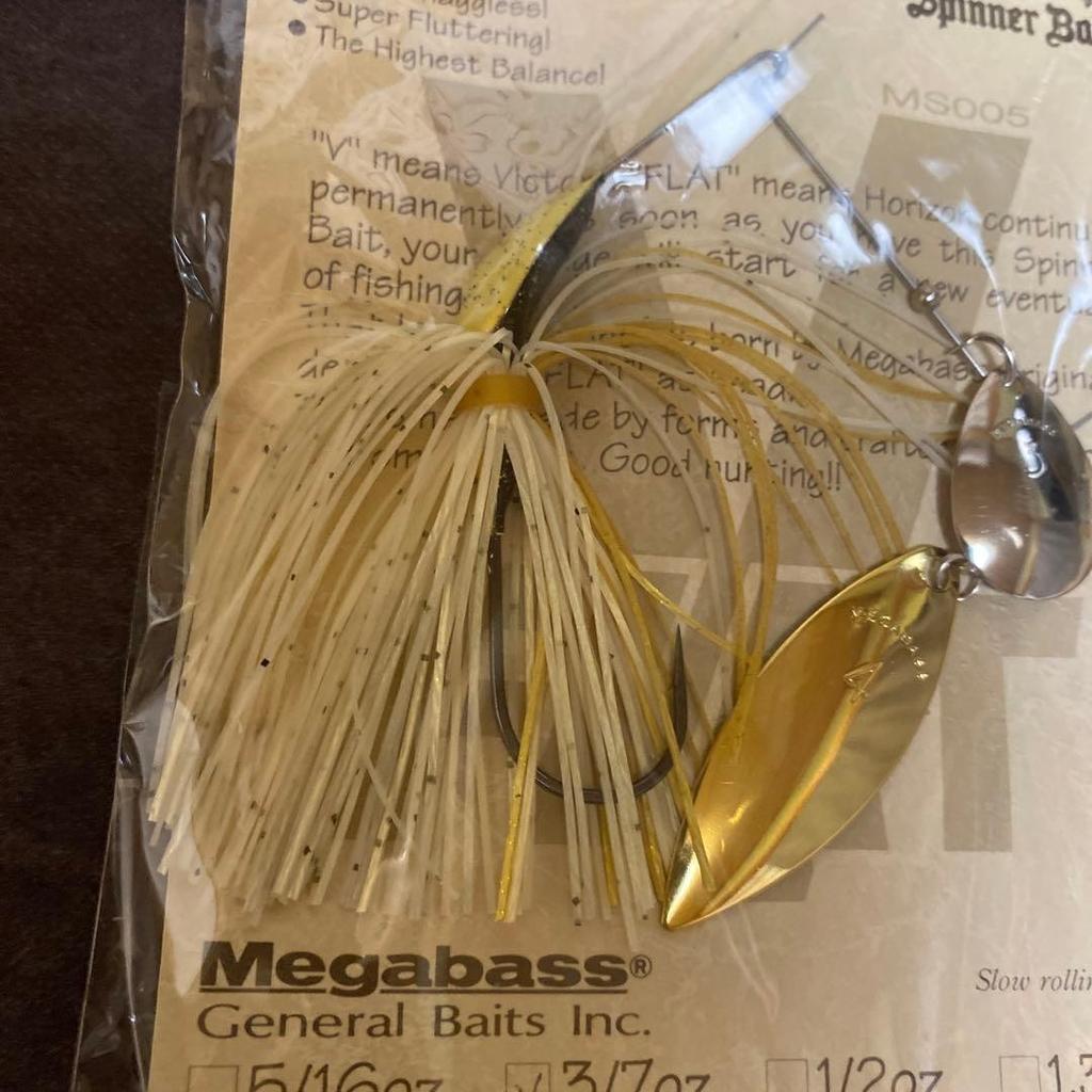 Megabass V-FLAT Spinnerbait H2 Color 3/7oz Japan Made New - Image 4