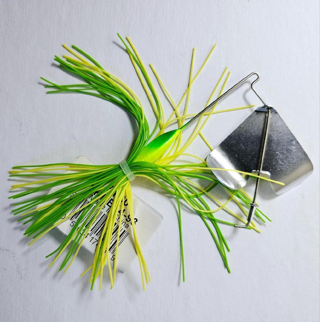 (Lot of 24) Strike King Promo Buzz Bait 1/4 oz Chart/Lime Draws Fish to Surface! - Image 3