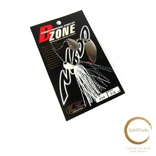 New Evergreen #04 Spinnerbait D-Zone Tandem Willow Leaf  1/2 oz  Super White - Image 1