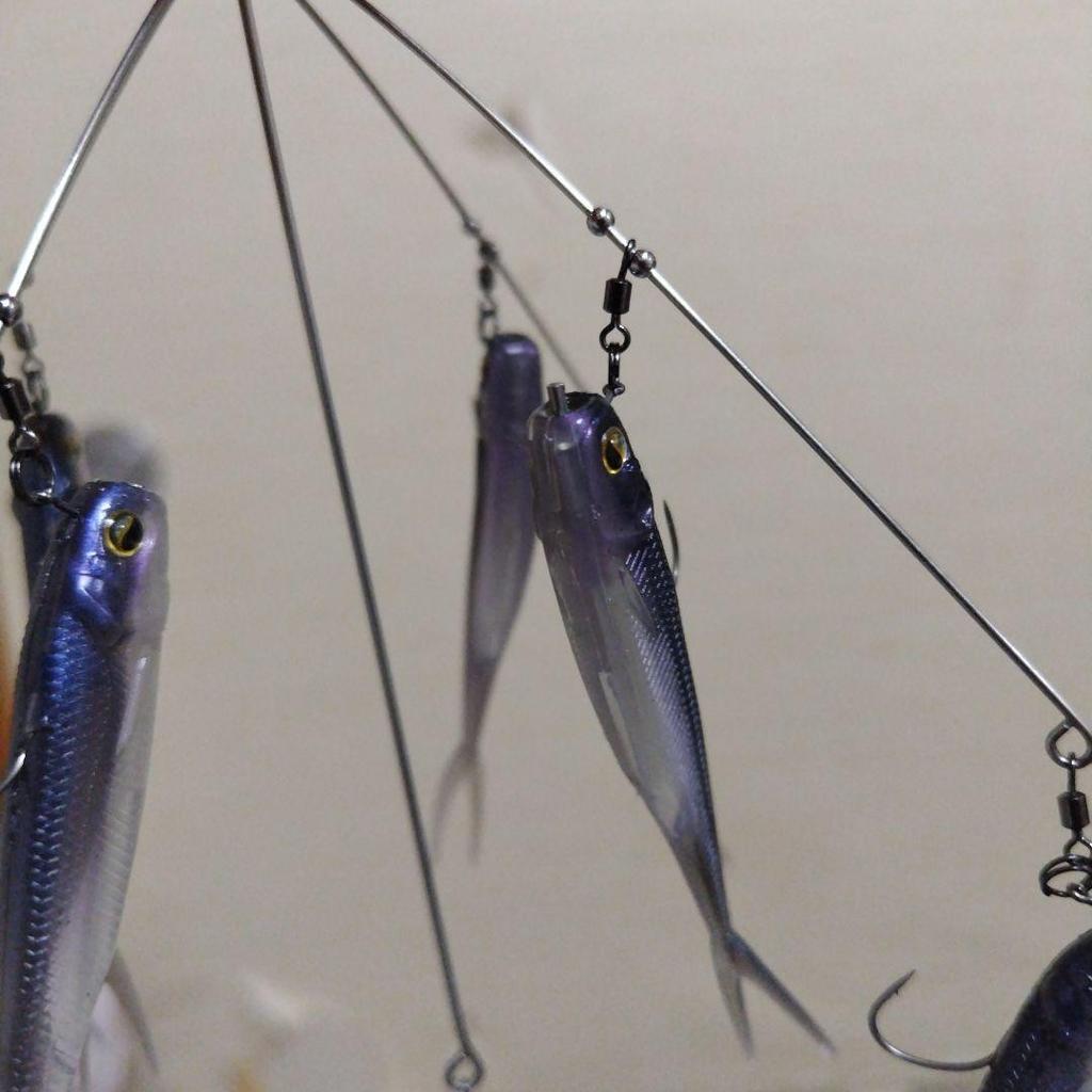 Raid Japan Alabama Rig Ghost Wire Finesse with Worms, Limited Sale, Used - Image 12