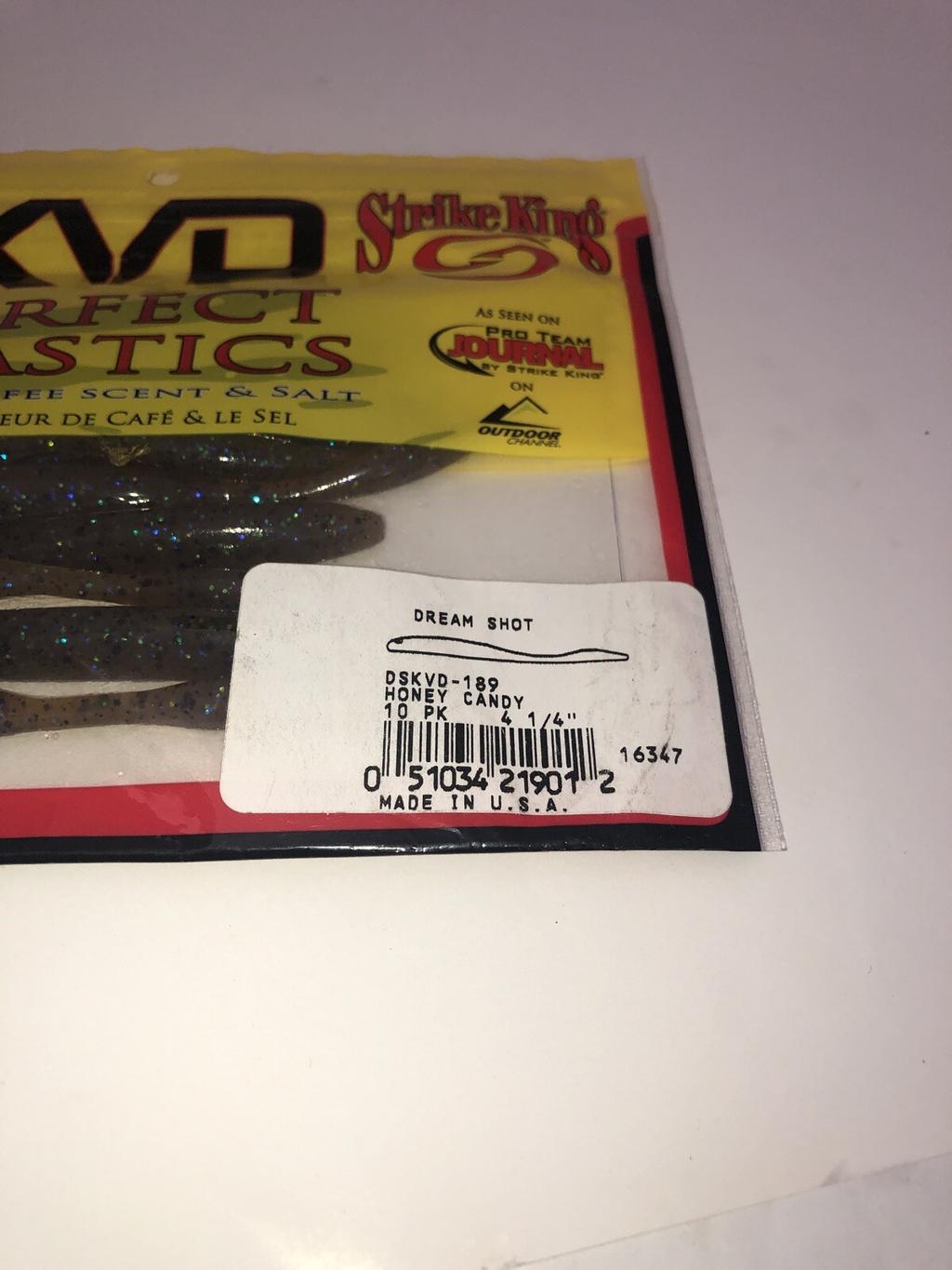 NEW STRIKE KING Perfect Plastics KVD Dream Shot 4 1/4" SHIPS N 24HRS - Image 8