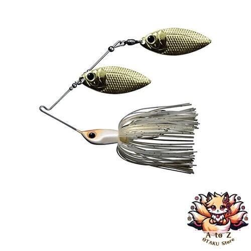 NEW Deps Spinnerbait B Custom Double Wheelow 5/8oz Albino #14 - Image 1