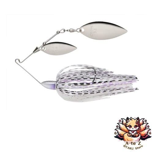 NEW Keitech Baby T-Bone Spinnerbait Double Willow DW 3/8oz #528 Purple Pearl - Image 1