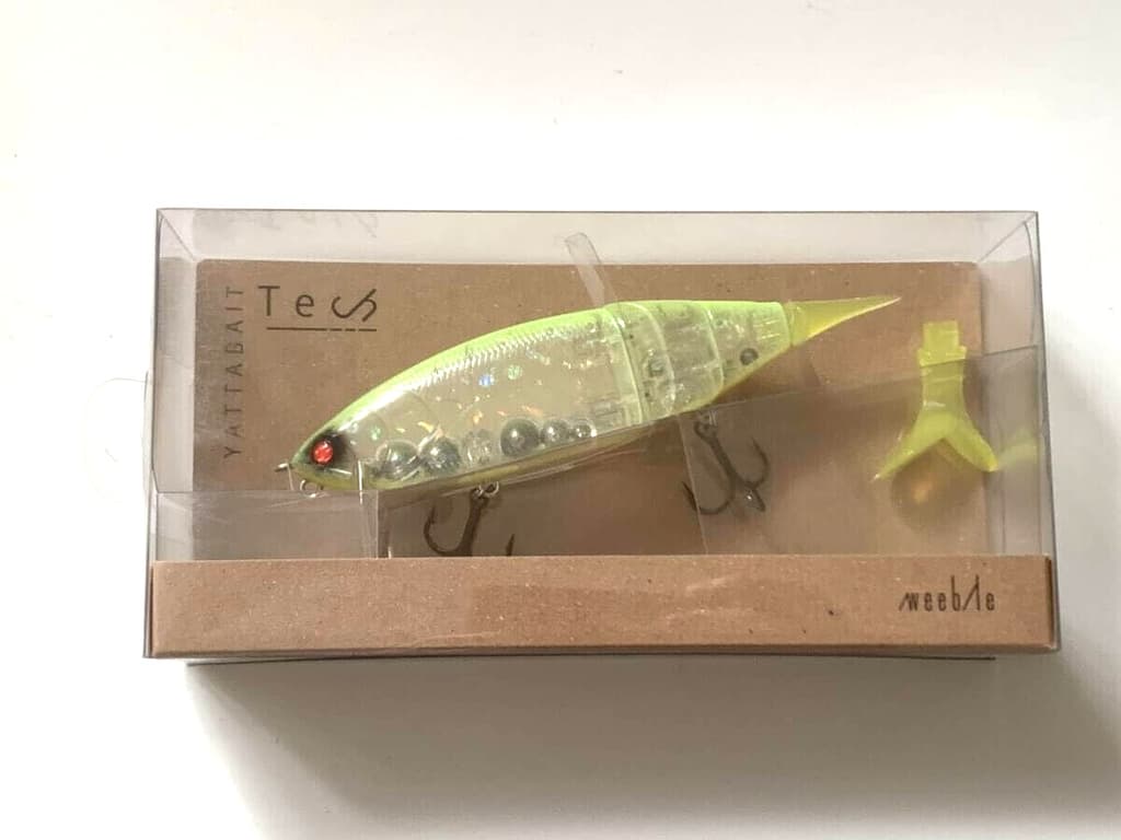 weeble YATTABAIT Tech Magical Shine Yellow 1.65oz Swimbait Floating NEW Japan - Image 2