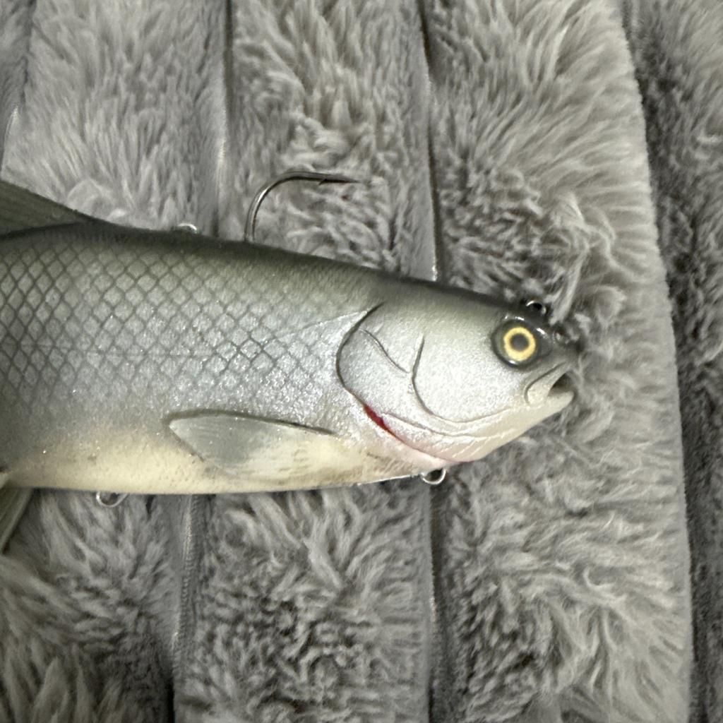 Baitsmith OG  ” kokanne H  swimbait 9” SUPER RARE Red Gills - Image 2