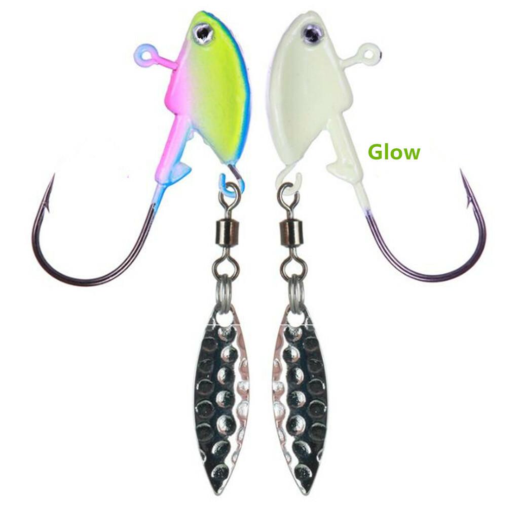 8PCS Jig Head Fishing Hooks Spinner Metal Jigging Fishing Lures Ice Swimbait 14g - Image 8