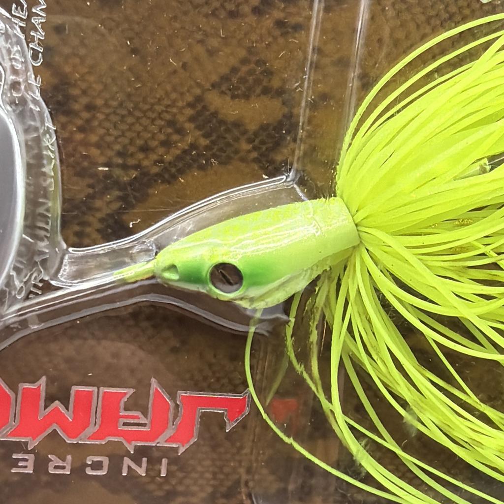Lot Of 2 Megabass Jamaica Boa (SP-C) Full Chartreuse Buzzbait Topwater - Image 2