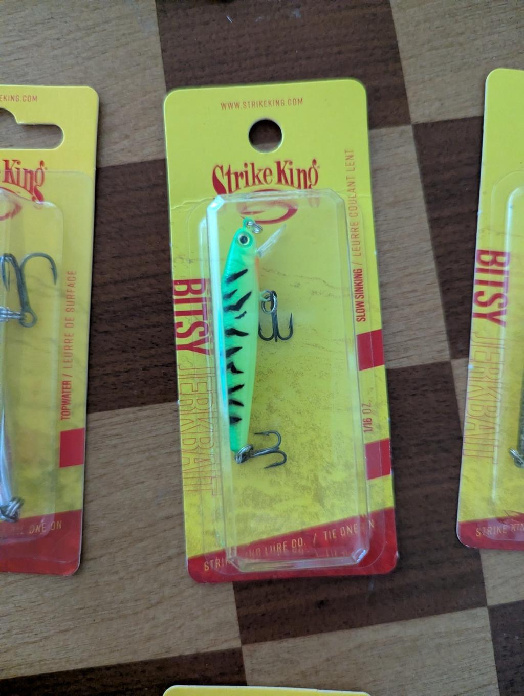 Lot 36x Strike King BITSY Jerkbaits Topwater Minnow DAWG Splash NEW - Image 10