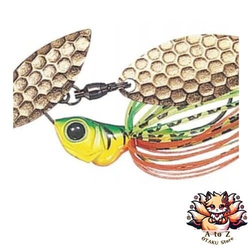 NEW Evergreen Spinnerbait D-Zone Fly Double Willow Leaf 1/4oz Hot Tiger #06 - Image 1