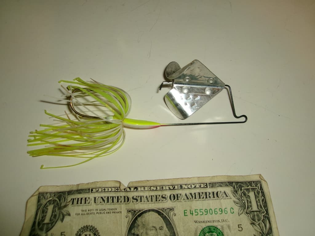Unknown 3/4 oz. Titanium Wire Triple Wing Buzzbait Lure Buzzer Buzz - Used* - Image 1