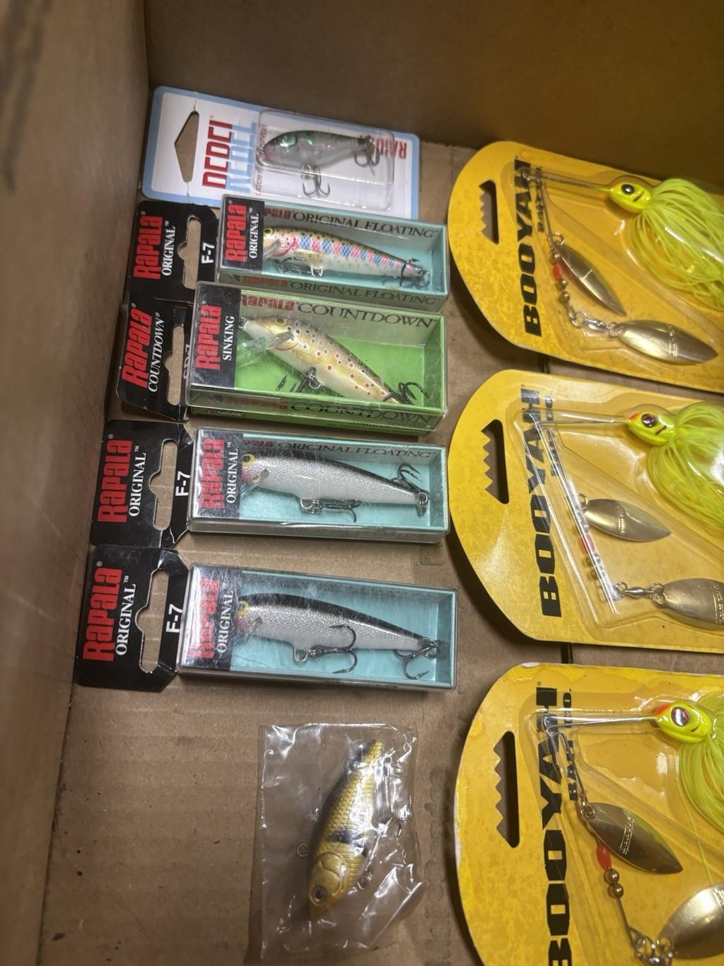 Lot Of 9 New Rapala/Rebel/Booyah Spinning, Floating & Sinking Bass Fishing Lures - Image 4
