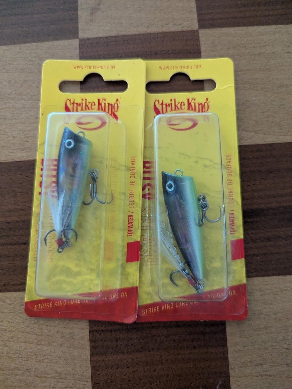Lot 36x Strike King BITSY Jerkbaits Topwater Minnow DAWG Splash NEW - Image 13