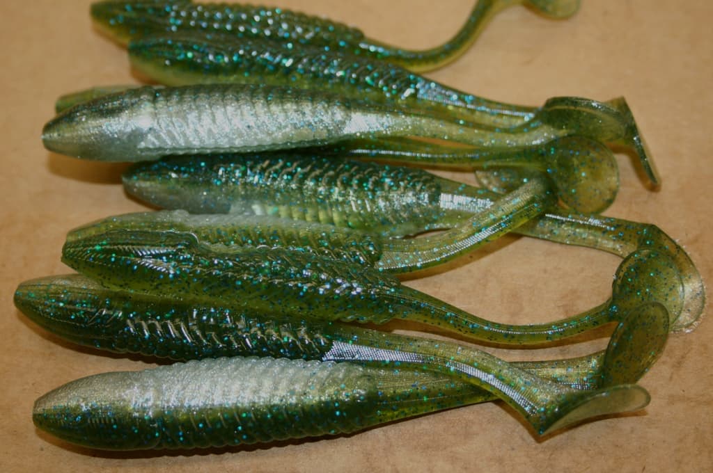 5" Swim Minnow Light Smallie Magic Paddle Tail Swimbait Trailer for A Rig 50 pk - Image 4