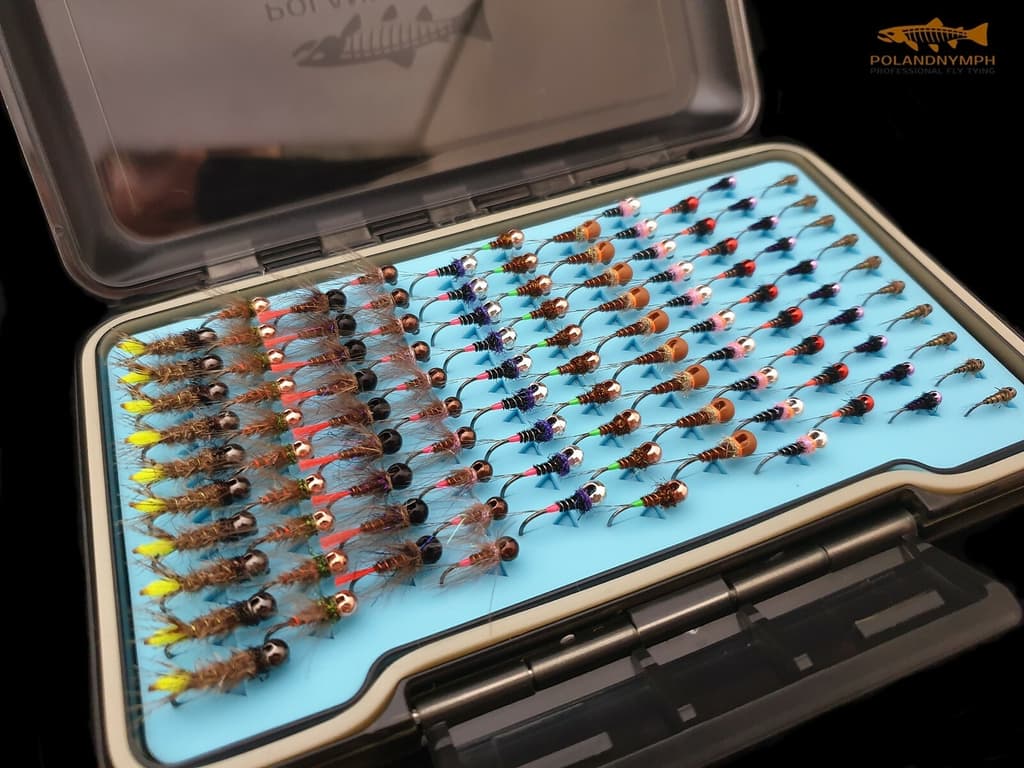 Premuim Box 212 Euro Jig Nymphs size 10,12,14,16,18,20 Hooks - Image 3