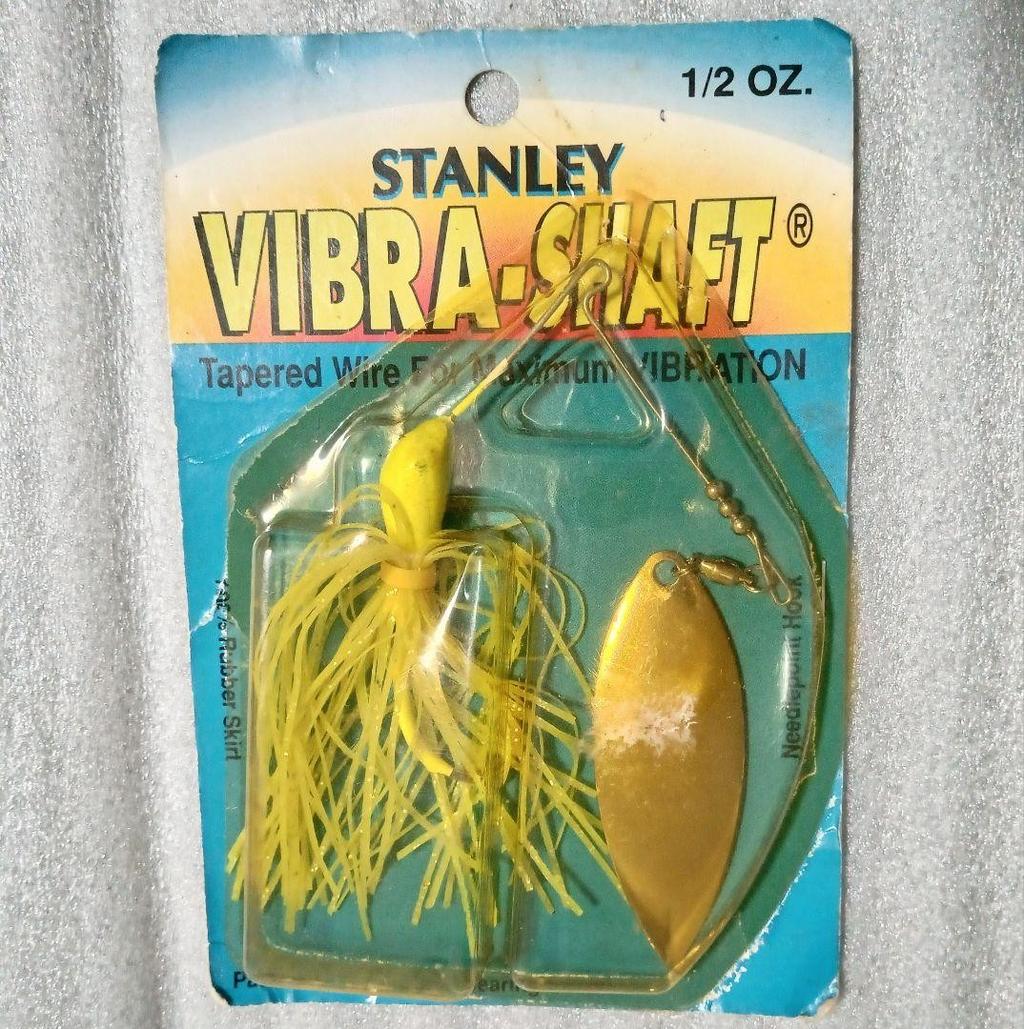 Stanley Vibra Shaft 1/2OZ Spinnerbait Single Willow 6 - Image 1