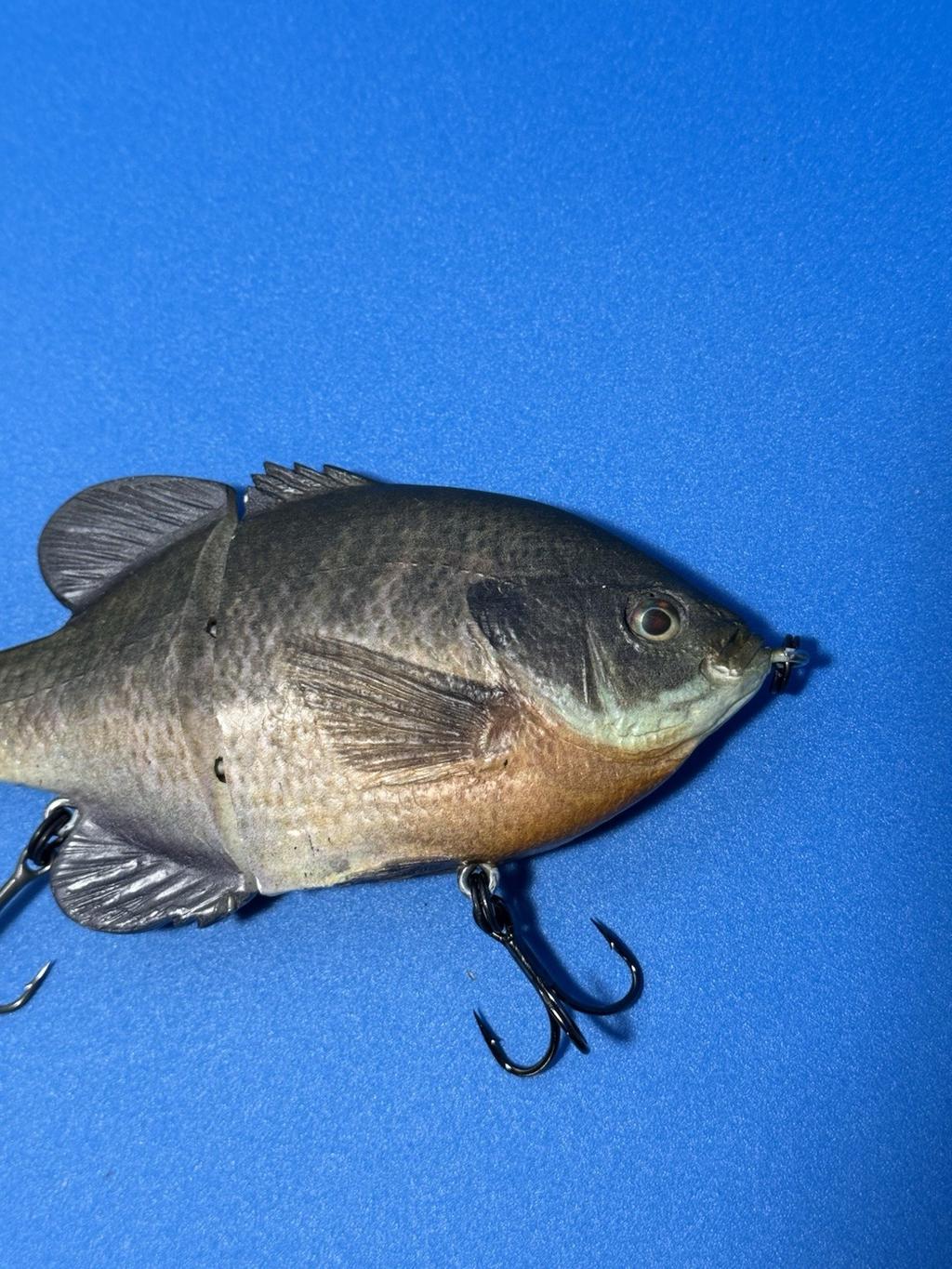 Sly Guy Lures X Swimbait Underground Replica Gill - 6.2" Glide Bait Swimbait - Image 2