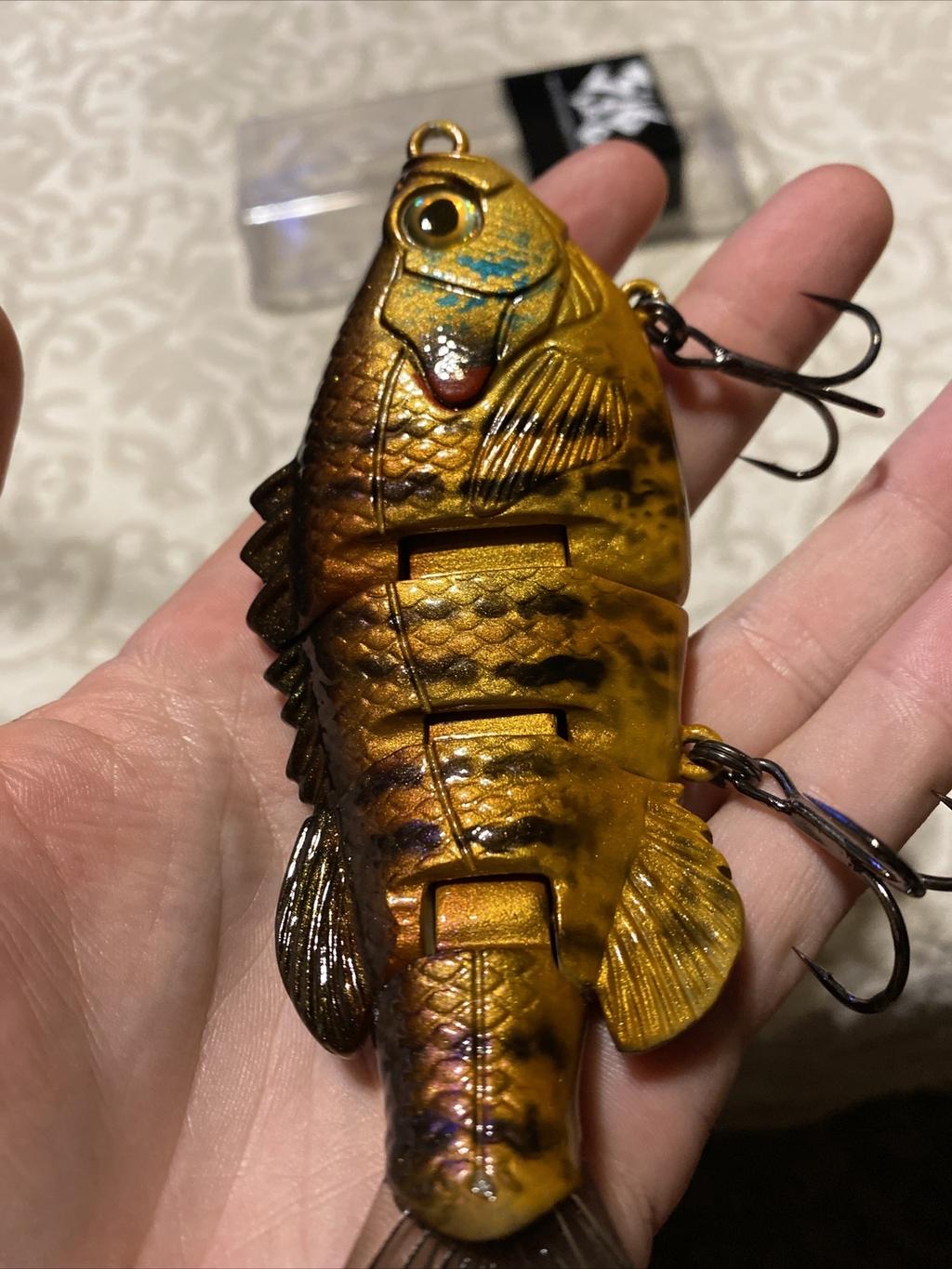 3:16 Lure Company 5” Freestyle Bluegill Swimbait-Floating BaitWorks Custom Color - Image 3
