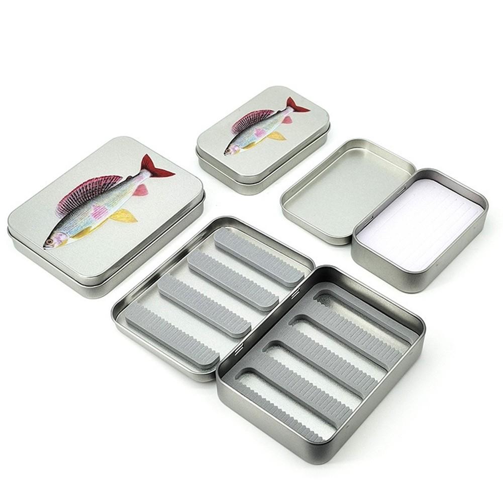 Grayling Trout Pattern Fly Metal Bait Box Fly Fishing  Accessories Fly Bait7095 - Image 5