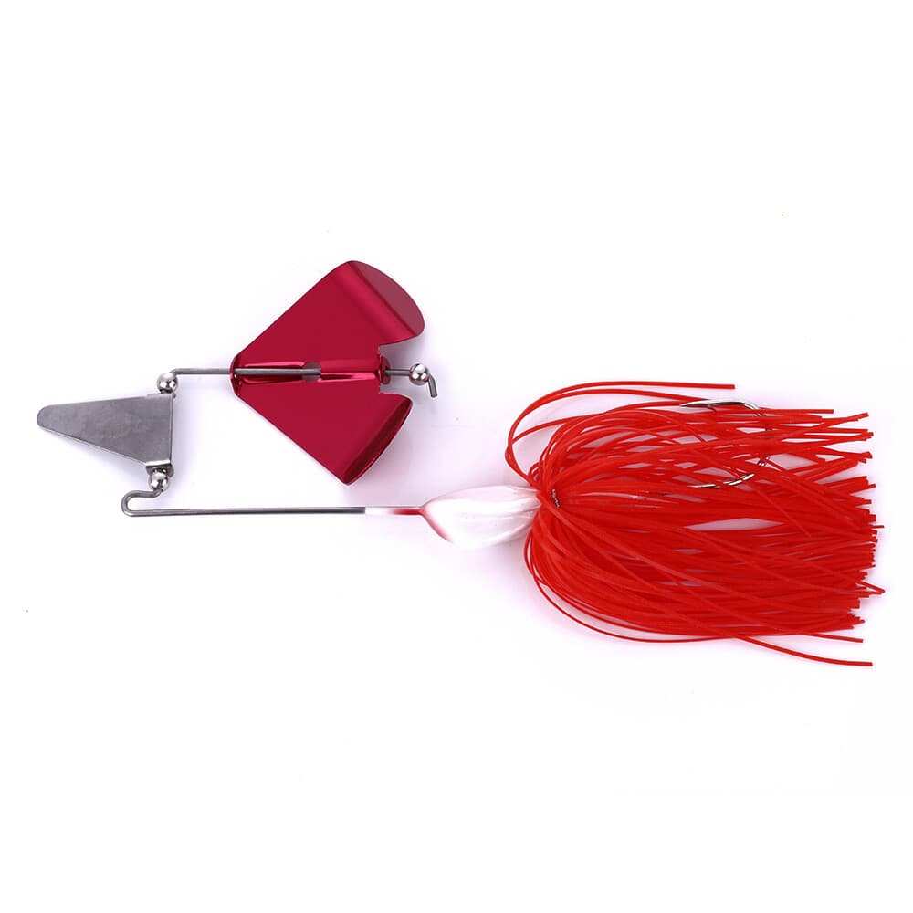 4pcs 11.5cm/22g Spinnerbait Blade Bait Rubber Skirt Buzzbait Fishing Lure Tackle - Image 8