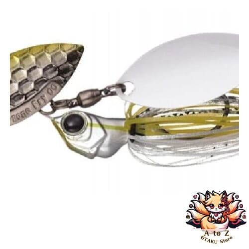 NEW Evergreen Spinnerbait D-Zone Fly Double Willow Leaf 1/4oz Chartreuse Shad - Image 1