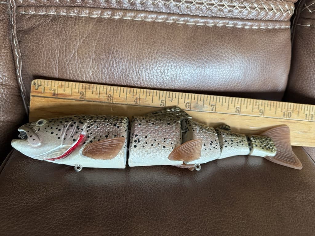 Hinkle Trout Early 2000s Large Swimming Trout Swimbait - Image 6