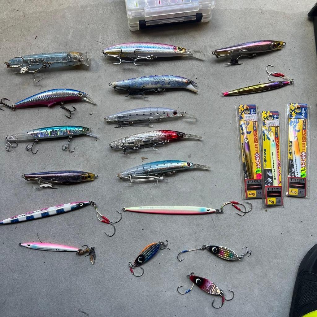 Blue-backed fish, shore jigging, lures, Setupper, Gekito Jig, Rapido, Bullet - Image 3
