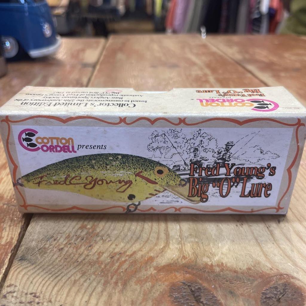 Fred C Young Crankbait Creator Big O Lure Boxed Lure - Image 1