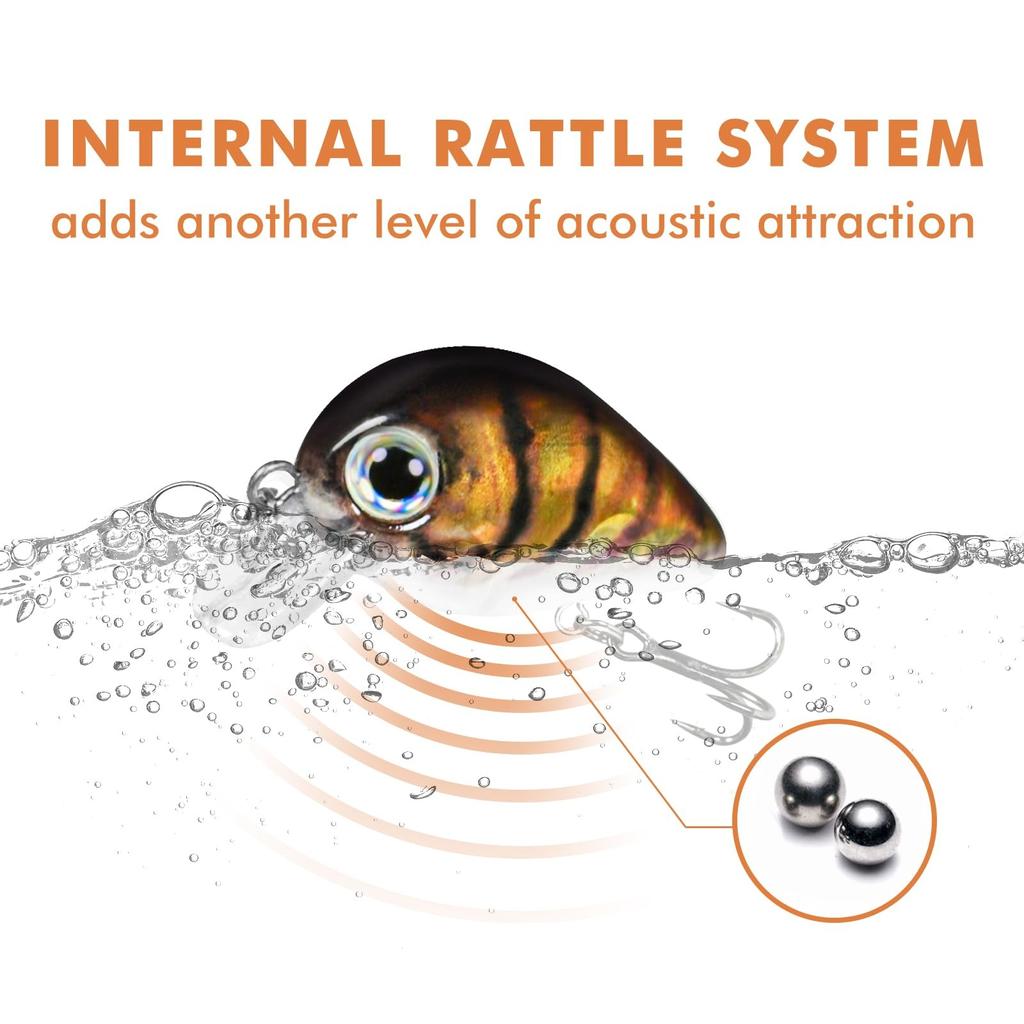 Crankbaits Fishing Lures Swimbait for Bass, Trout, Crappie Freshwater Saltwater - Image 4