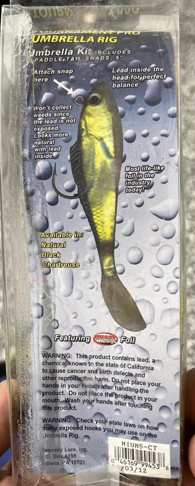 Mirror Image Tournament Pro Umbrella Rig Spin 5 pk - Image 5