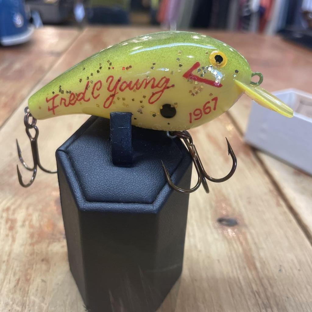 Fred C Young Crankbait Creator Big O Lure Boxed Lure - Image 4