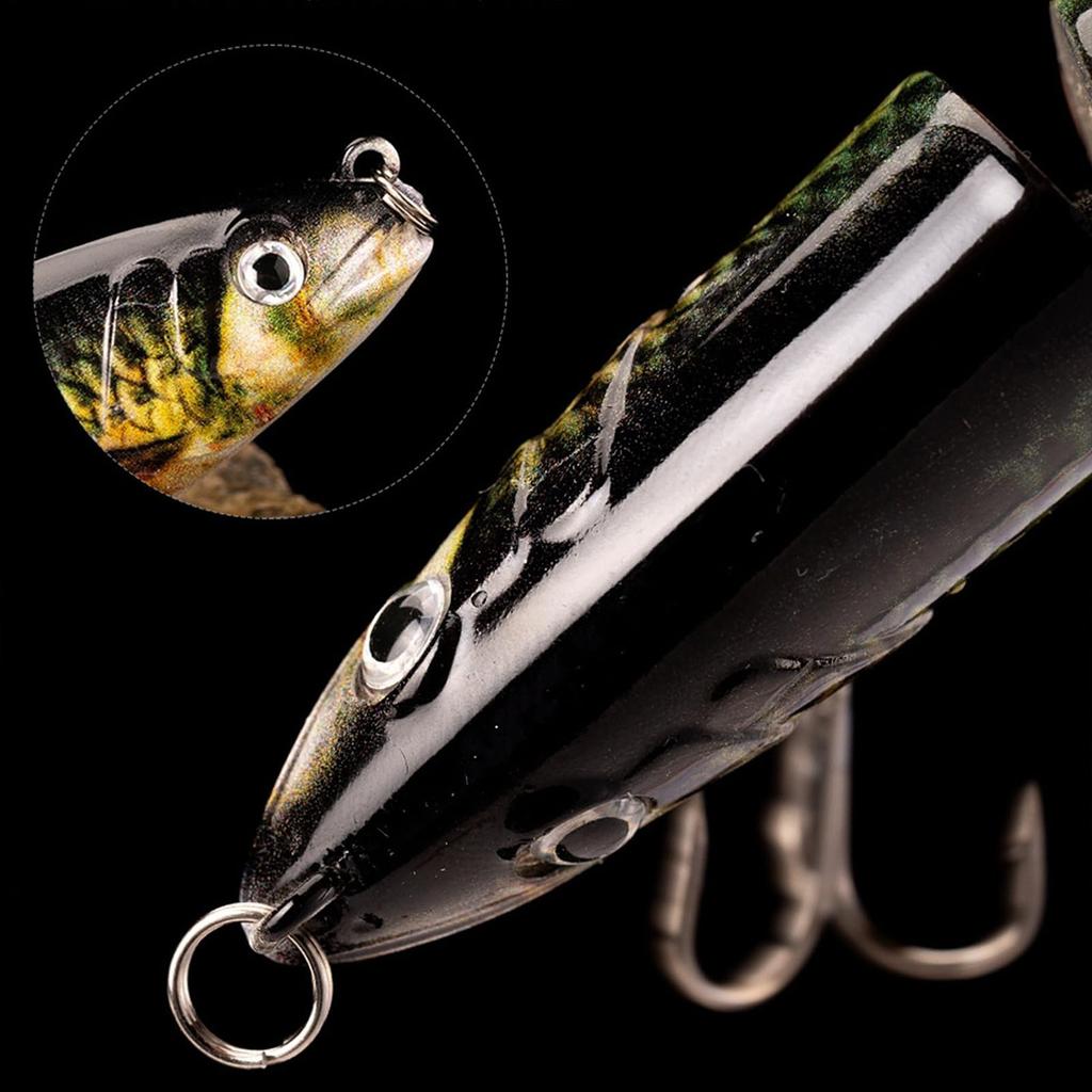 3Pcs Swimbait for Bass Fishing Realistic Fish Lures Bass Trout Crappie Walleye - Image 8