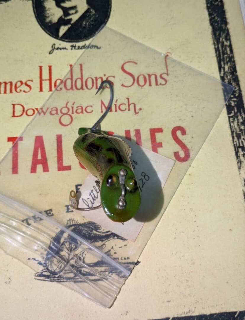 Heddon Little Luny Frog 3400 1928's Old Lure Ship From Japan - Image 7