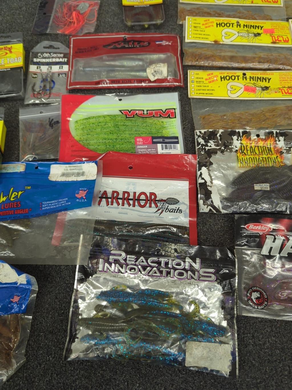 bass fishing soft plastic lot Full Packs-Partial Yum Strike King Prowler #44 - Image 3