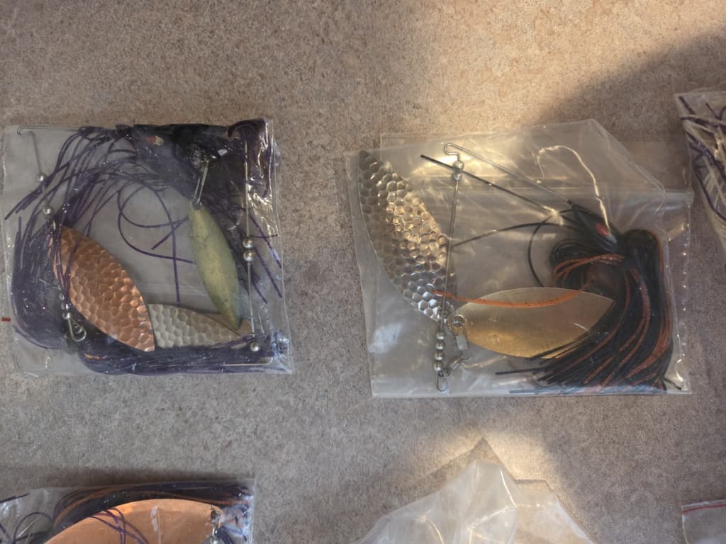 Spinner Bait Pouch Lures by Charles Spence's Strike King  with Spinners - Image 6