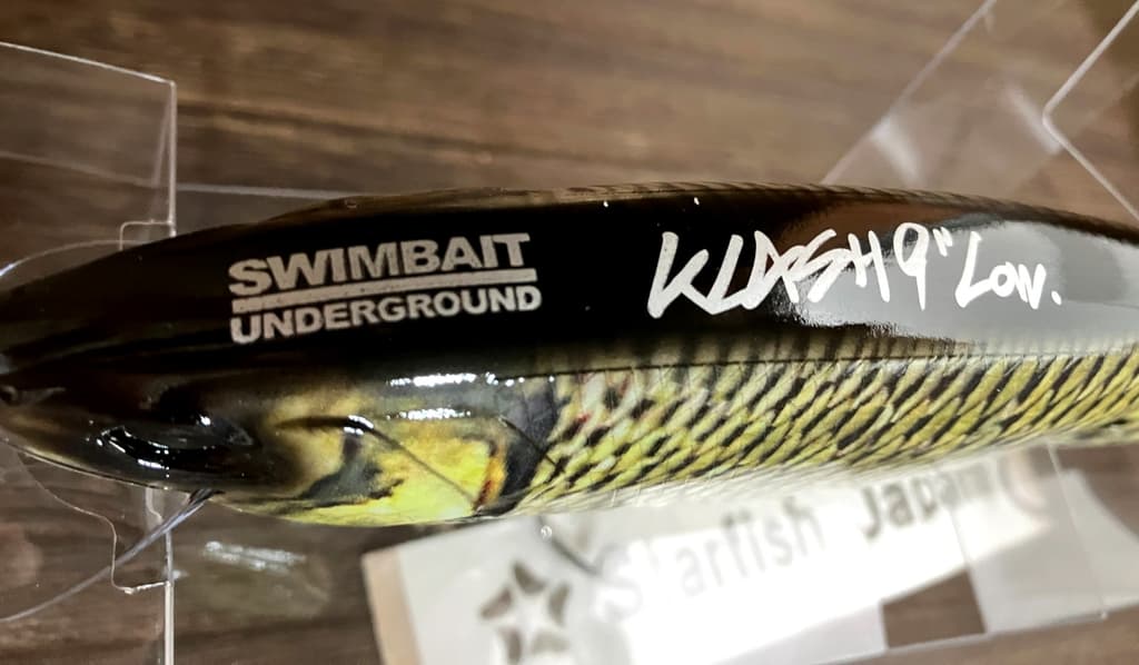 SU × DRT TINY KLASH & KLASH9 Golden Shiner Color Big Swimbait Low Floating Rare - Image 13