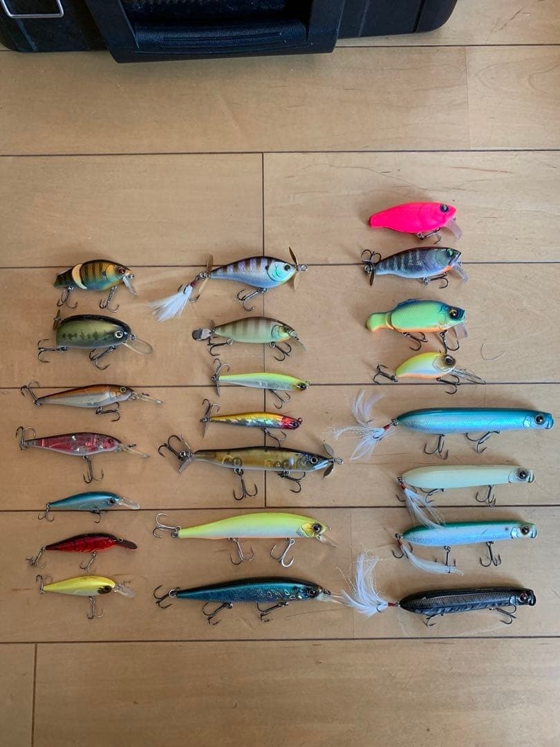 Black Bass Lure Set with Versus Box, Hard & Soft Baits, Spinners, Baits - Image 3