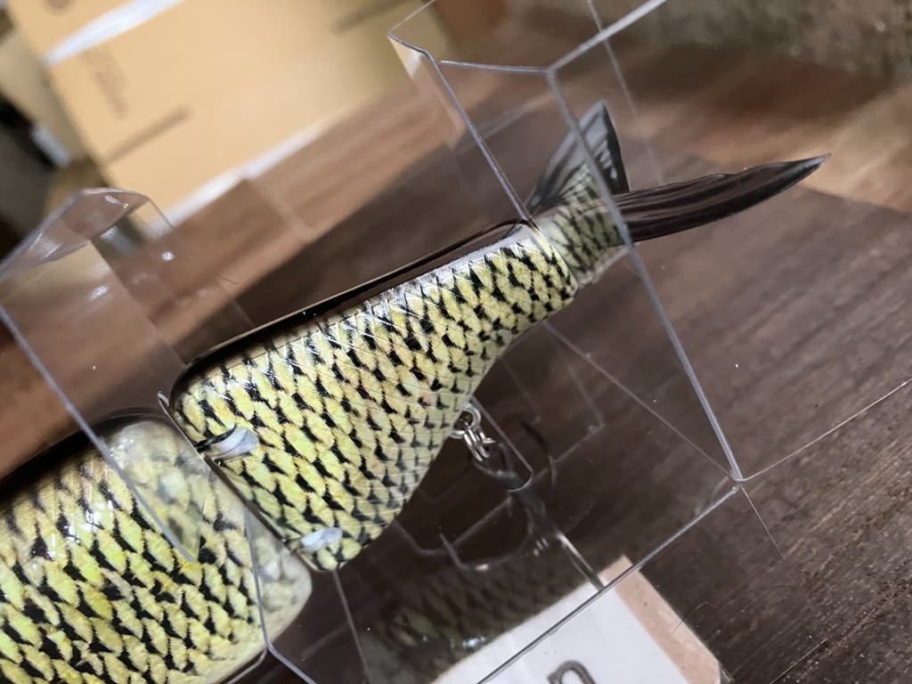 SU × DRT TINY KLASH Golden Shiner Color  2oz Big Swimbait Low Float Limited JP - Image 7