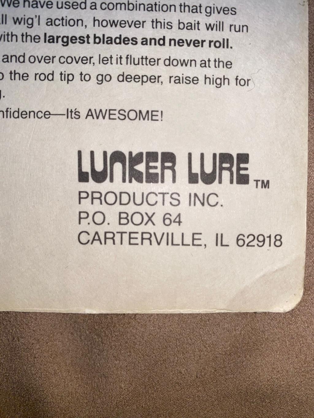 TUFF FIND!Unknown chatterbait,LIVING RUBBER SKIRT!!!spring Bil Lure Discontinued - Image 11