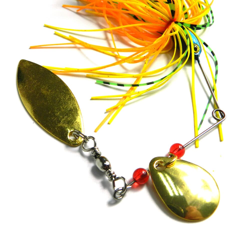 4PCS 17g Fishing Lure Spinner Bait Lead Jig Spoon Metal Buzzbait Blade Tackle - Image 7