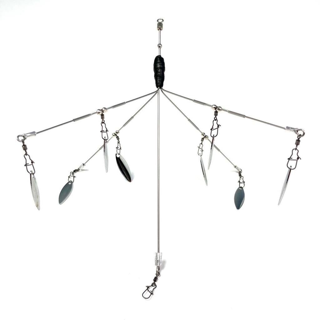 Alabama Rig Ghost Wire No Blade 5-Star Fishing Lure Multi-Arm with Wire - Image 2