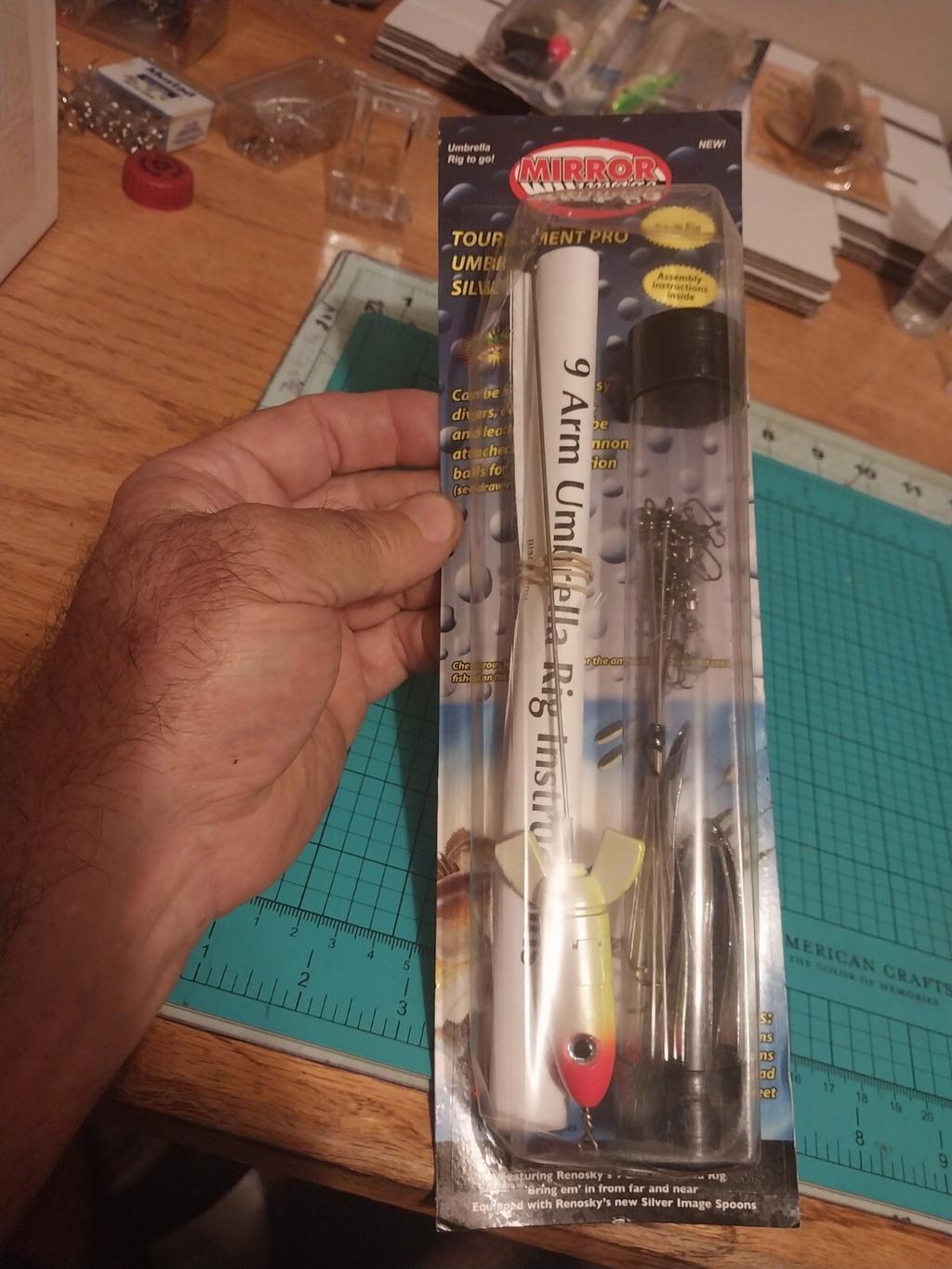 Nos Renosky Tournament Pro Umbrella Rig Mirror Image Nip - Image 1