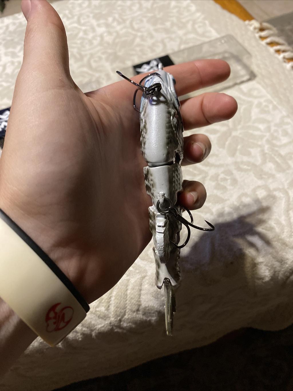 3:16 Lure Co. Swimbait 5 FS Gill Lot Of 2-(1) SS/(1)F BaitWorks Custom Color - Image 11