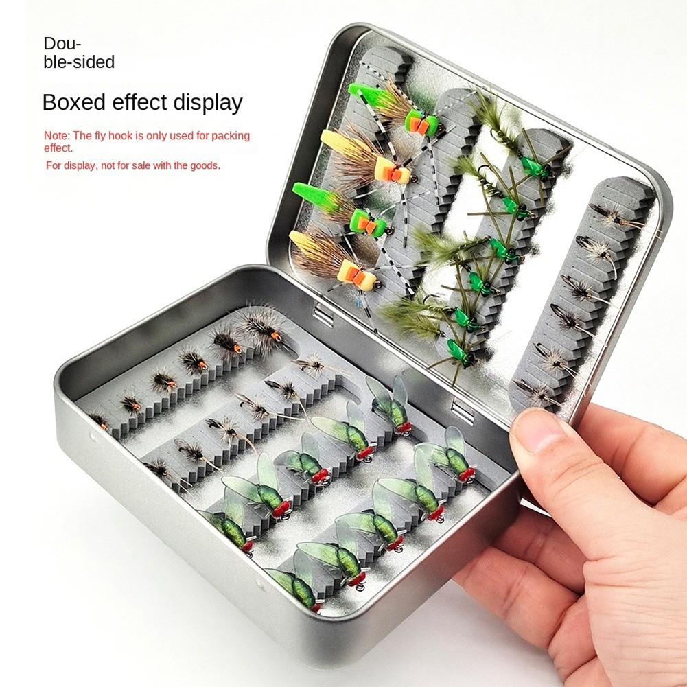 Grayling Trout Pattern Fly Metal Bait Box Fly Fishing  Accessories Fly Bait7095 - Image 4