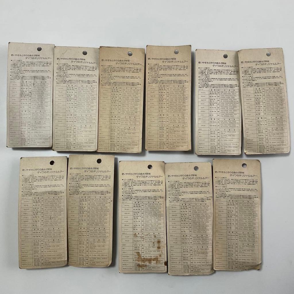 Very rare vintage Daiwa orange package spoons 11 pieces - Image 8