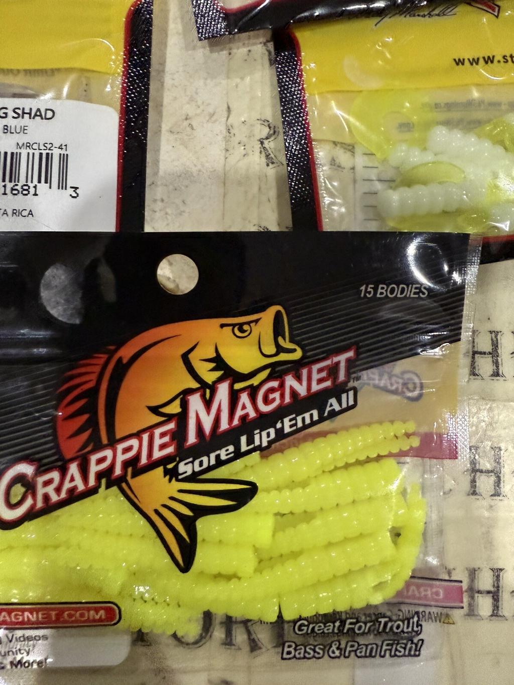 9X Mix Lot Strike King Panfish Mr Crappie Curly Tail Grub Fishing Lures - Image 5